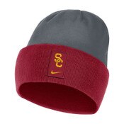 USC Trojans Nike Youth Gray and Cardinal SC Interlock Sideline Dri-Fit Beanie